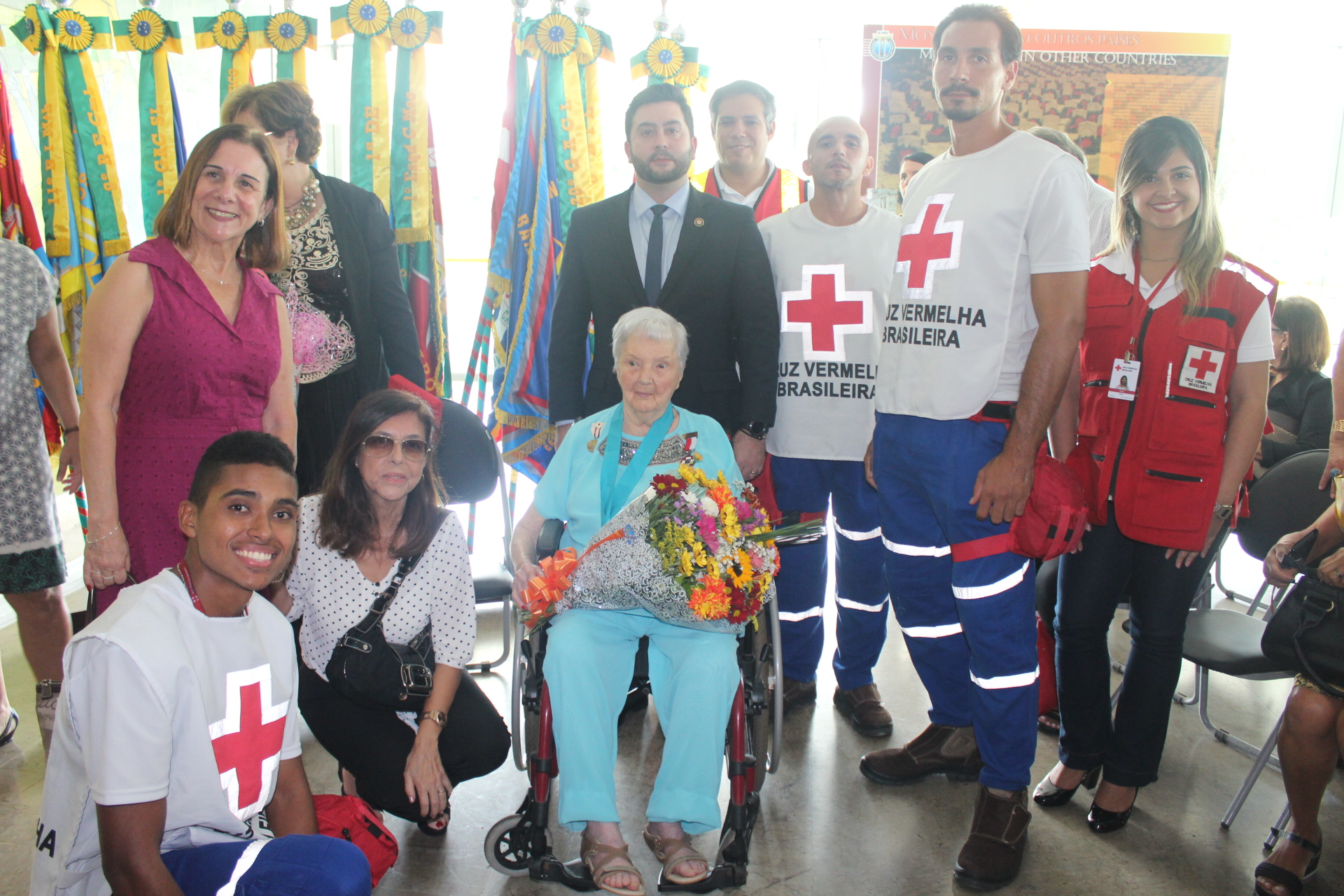 Cruz Vermelha Brasileira homenageia enfermeira que cuidou de feridos na Segunda Guerra Mundial (5)