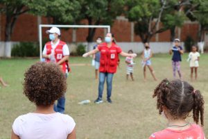 Em mais um dia de atividades no Espírito Santo, Cruz Vermelha Brasileira promove orientação de educação em saúde para crianças (1)