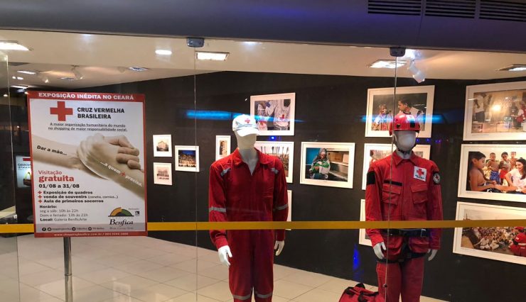 1ª Exposição Itinerante Internacional da Cruz Vermelha Brasileira chega ao Ceará